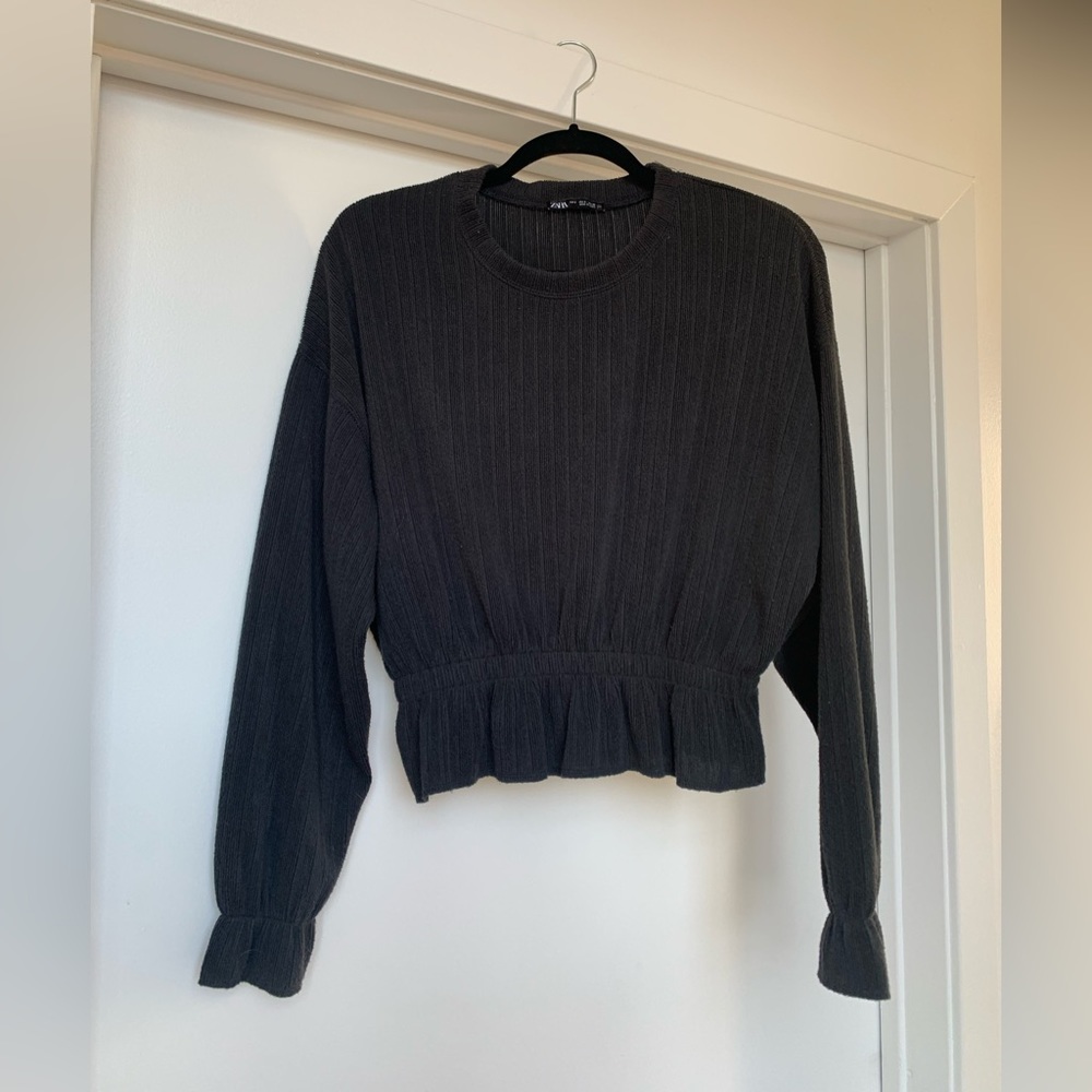 Zara peplum top